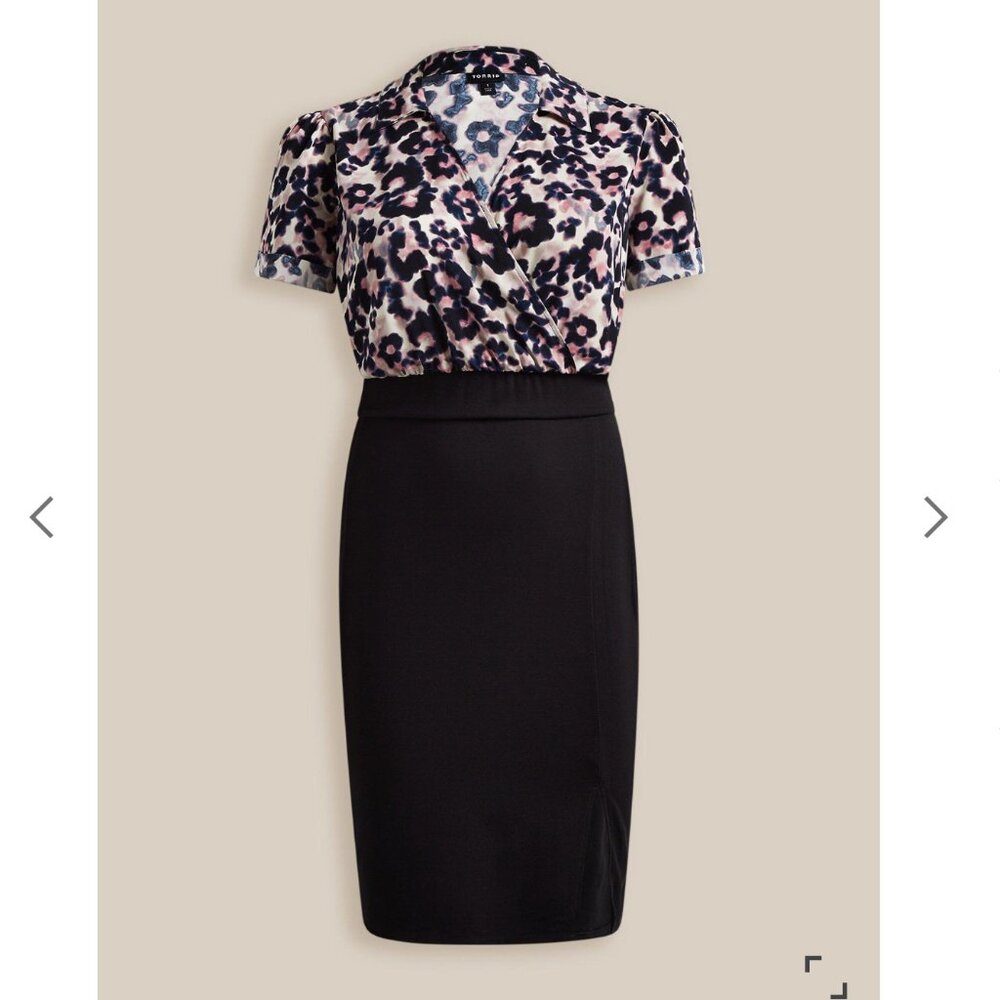 Torrid At The Knee Ponte Studio Crepe Bodycon Dress